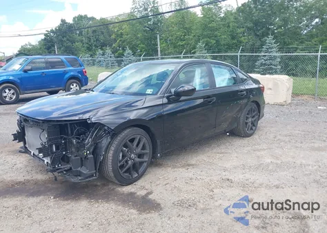 2025 Honda Civic Sport z USA, uszkodzony, nr VIN 2HGFE2F59SH546855